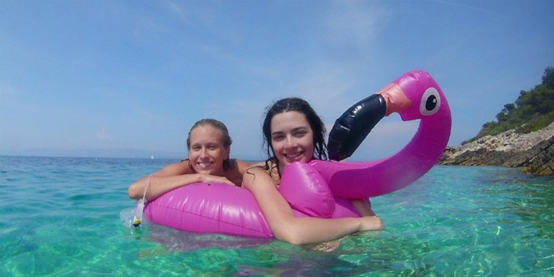 FOTOGALERIJA Mia Dimšić i Domenica uživaju u ljetu i pripremaju se za koncert u Splitu