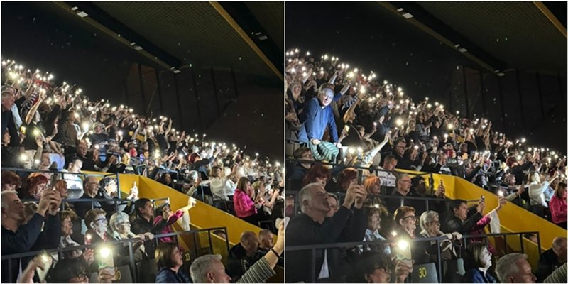 VIDEO Klapa Intrade zapjevala 'Croatio, iz duše te ljubim', publika upalila bljeskalice i stvorila poseban ugođaj