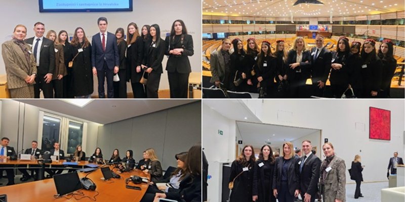 Učenici šibenske Ekonomske škole u Europskom parlamentu