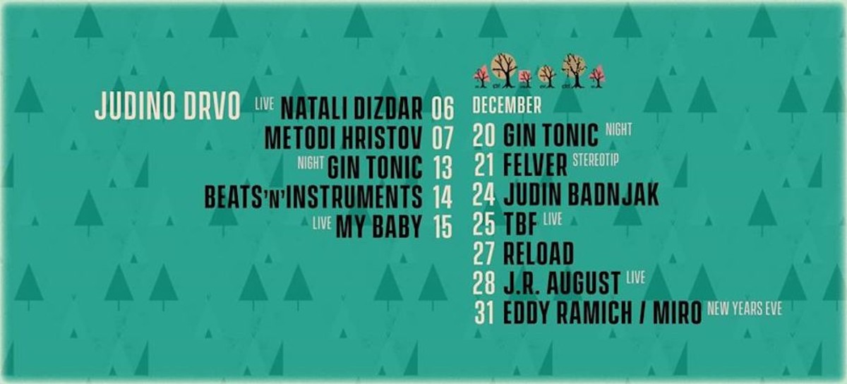 PROSINAC U JUDINOM DRVU Provjerite što je popularni splitski klub pripremio za najluđi mjesec u godini