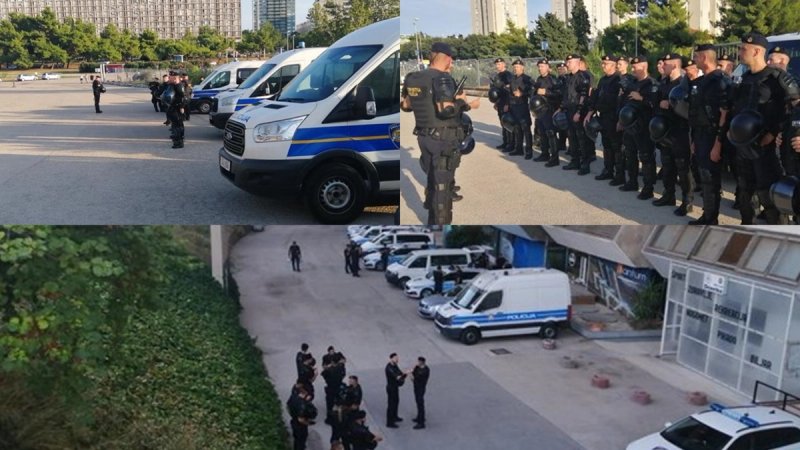 Uoči utakmice Hajduka i Osijeka na Poljudu oglasila se policija