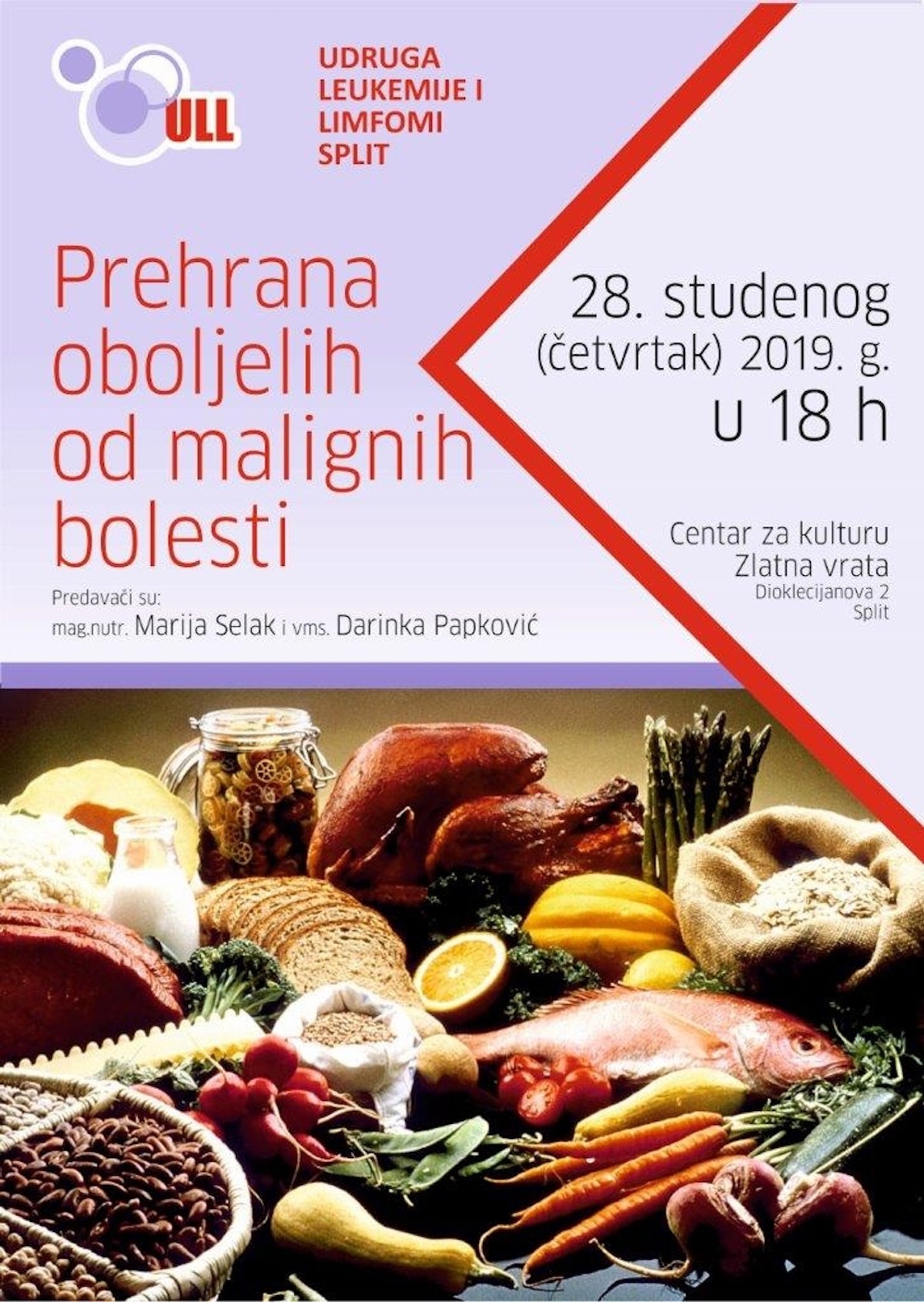 ZANIMLJIVO PREDAVANJE Doznajte sve o prehrani oboljelih od malignih bolesti