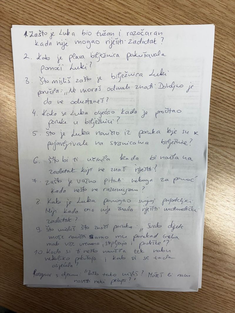 U Gradskom kotaru Gripe održana podrška djeci u razumijevanju školskog gradiva