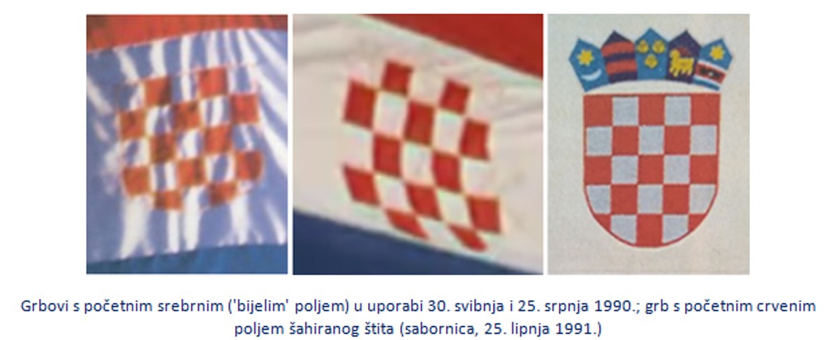 SVE O HRVATSKOM GRBU Kada je korišten s prvim bijelim poljem, a kada s crvenim?