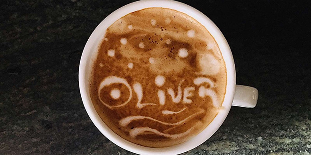 Ovakva kava je jutros dočekala goste jednog kafića...