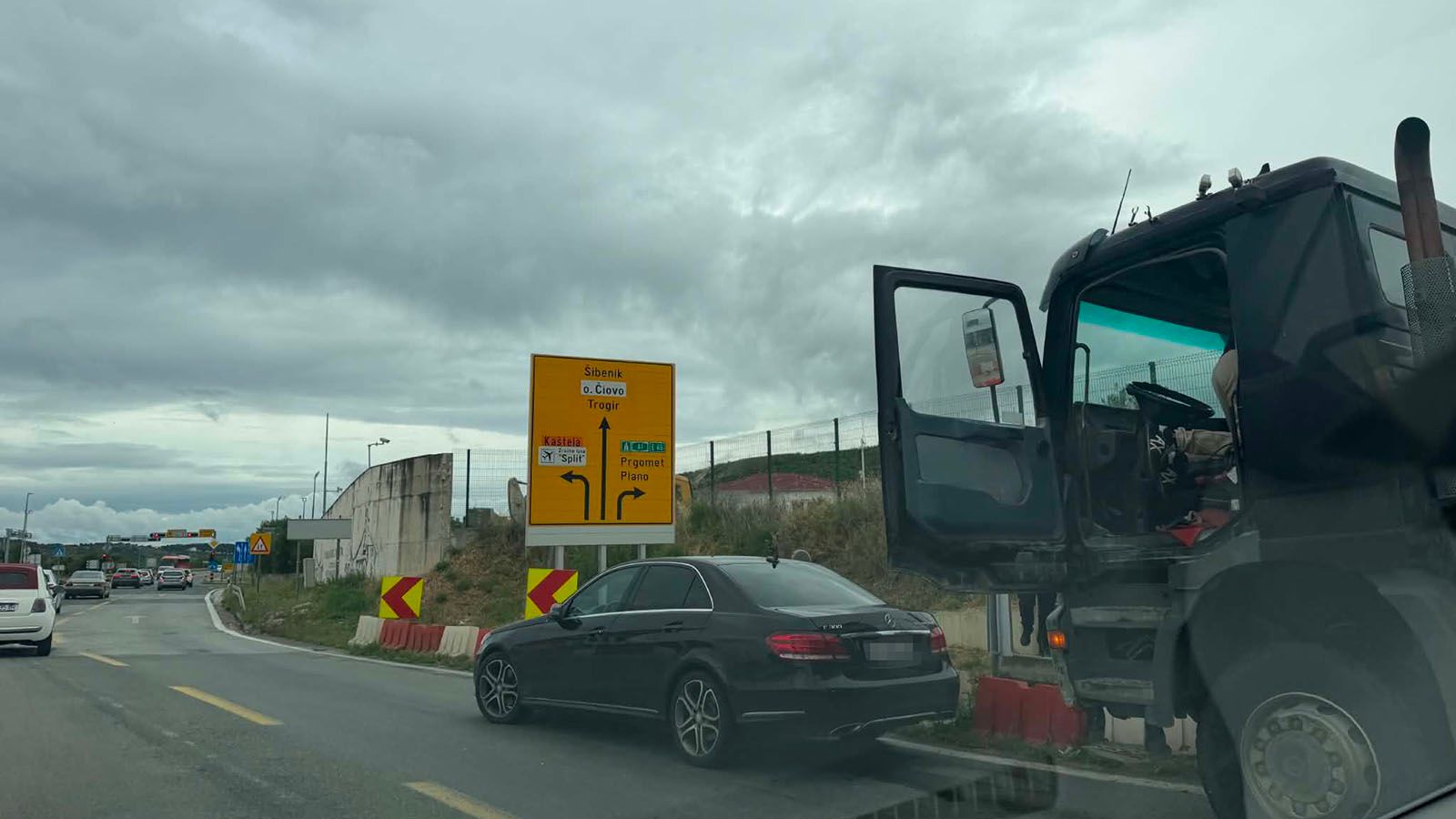 Sudar u Štafiliću, policija na terenu