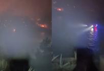 APOKALIPTIČAN VIDEO 'Izgorjela cijela vala, policijski gliseri skupljaju ljude koji su skakali u more'