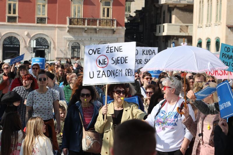 SVAKA TREĆA SPLIĆANKA ŽRTVA NASILJA Na jubilarnom maršu zatražen krizni centar i snažnija zaštita žena