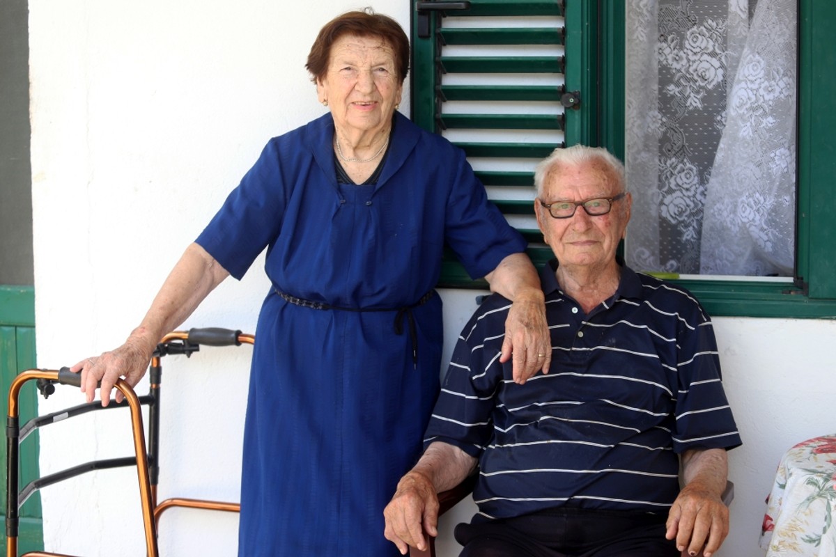 Najstariji bračni par na Hvaru | Foto: Veljko Martinović