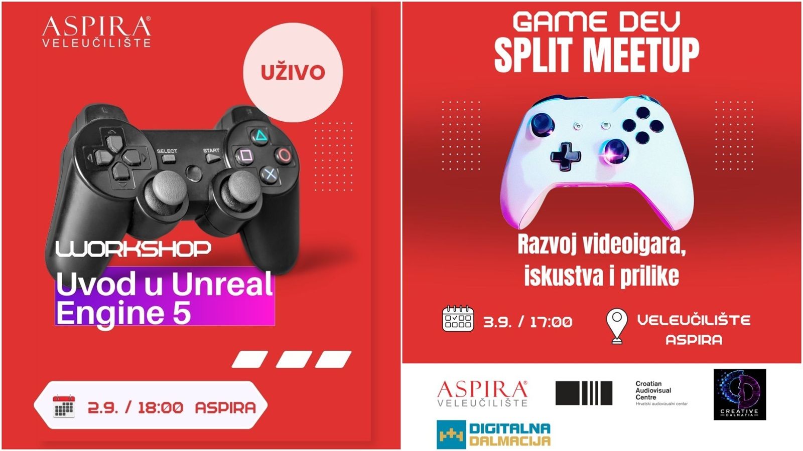 NA VELEUČILIŠTU ASPIRA Radionica i meetup posvećeni razvoju videoigara
