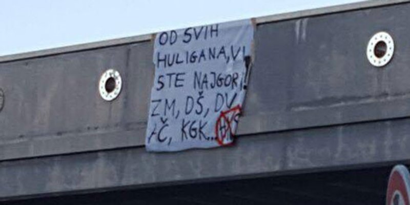 Split preplavili transparenti: Od svih huligana, vi ste najgori!