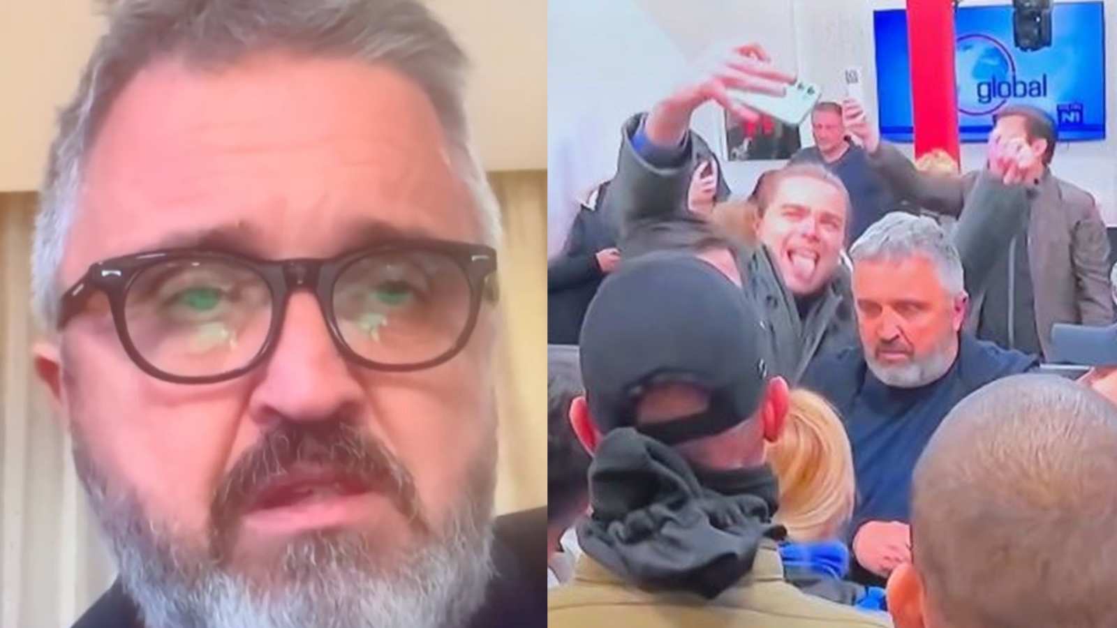 VIDEO Nakon upada u Informer oglasio se njegov glavni urednik: 'Takve ubilačke poglede u životu nisam vidio. Krvožedna rulja'