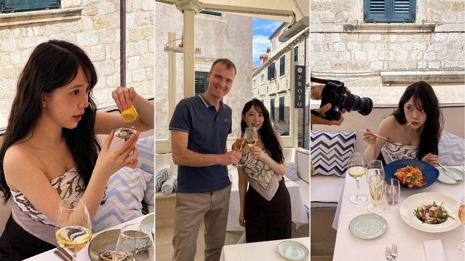 Japanska glumica i manekenka Miona Hori odabrala Dubrovnik i Riblji restoran Proto za ekskluzivno fotografiranje