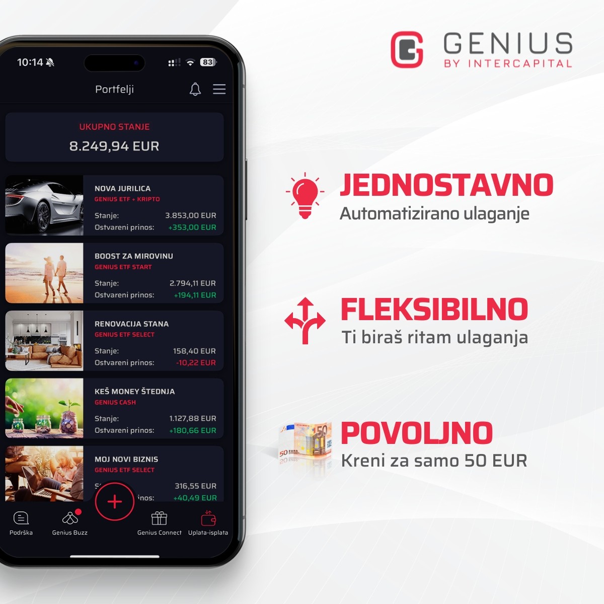 Investiranje 'za ljude': Hrvatski app koji sve radi umjesto tebe