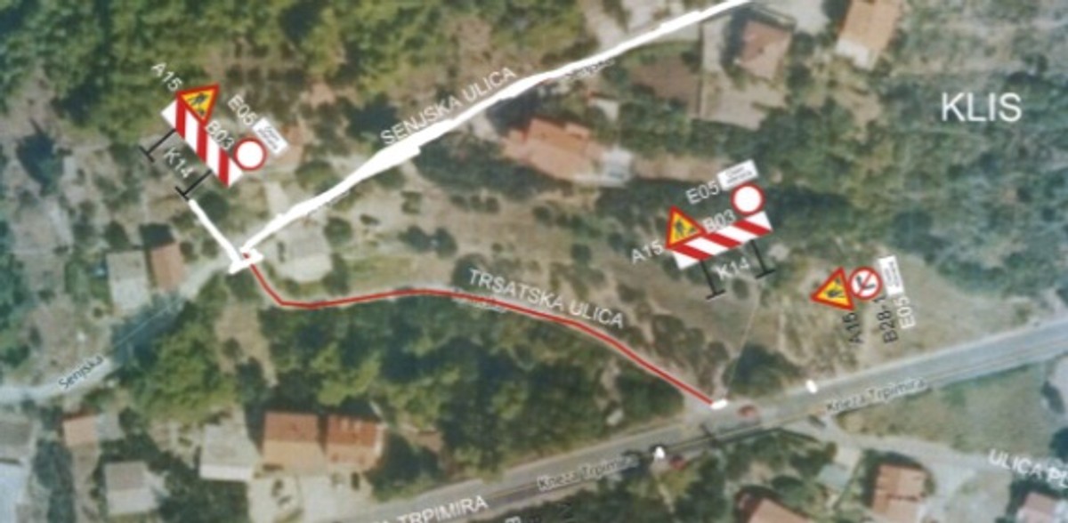 KLIS Zbog radova na aglomeraciji privremena regulacija prometa
