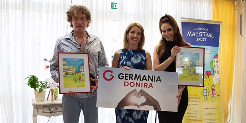 KAD DJECA PJEVAJU TONČIJU Germania Sport i slavni glazbenik obradovali mališane iz Doma 'Maestral'