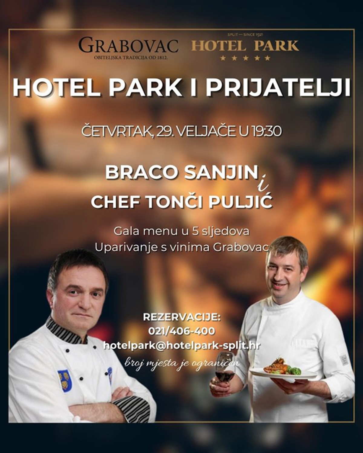 Chef Tonči Puljić otvara vrata Parka prijateljima dobre kuhinje