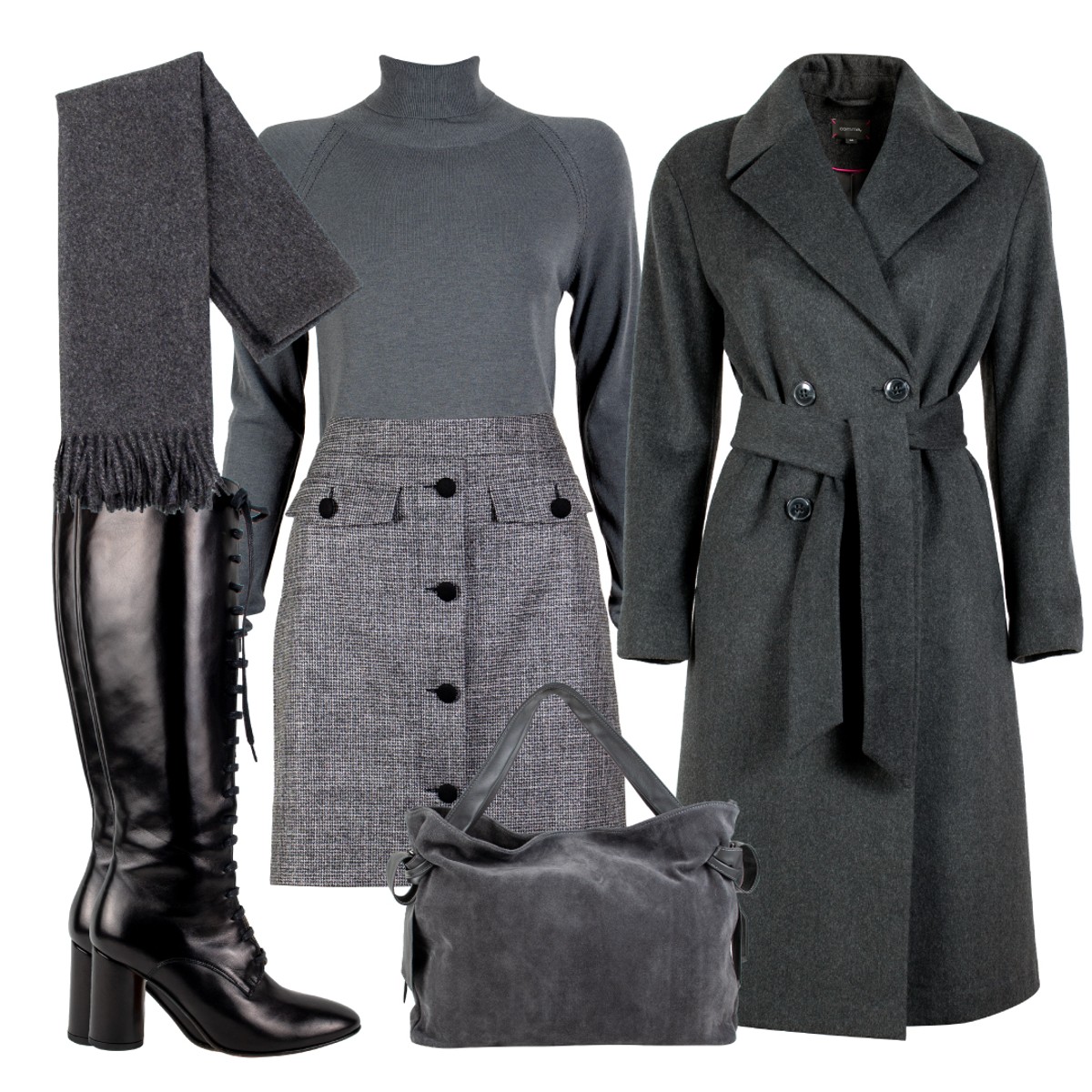 JOKER FASHION PORTFOLIO Od glave do pete siva