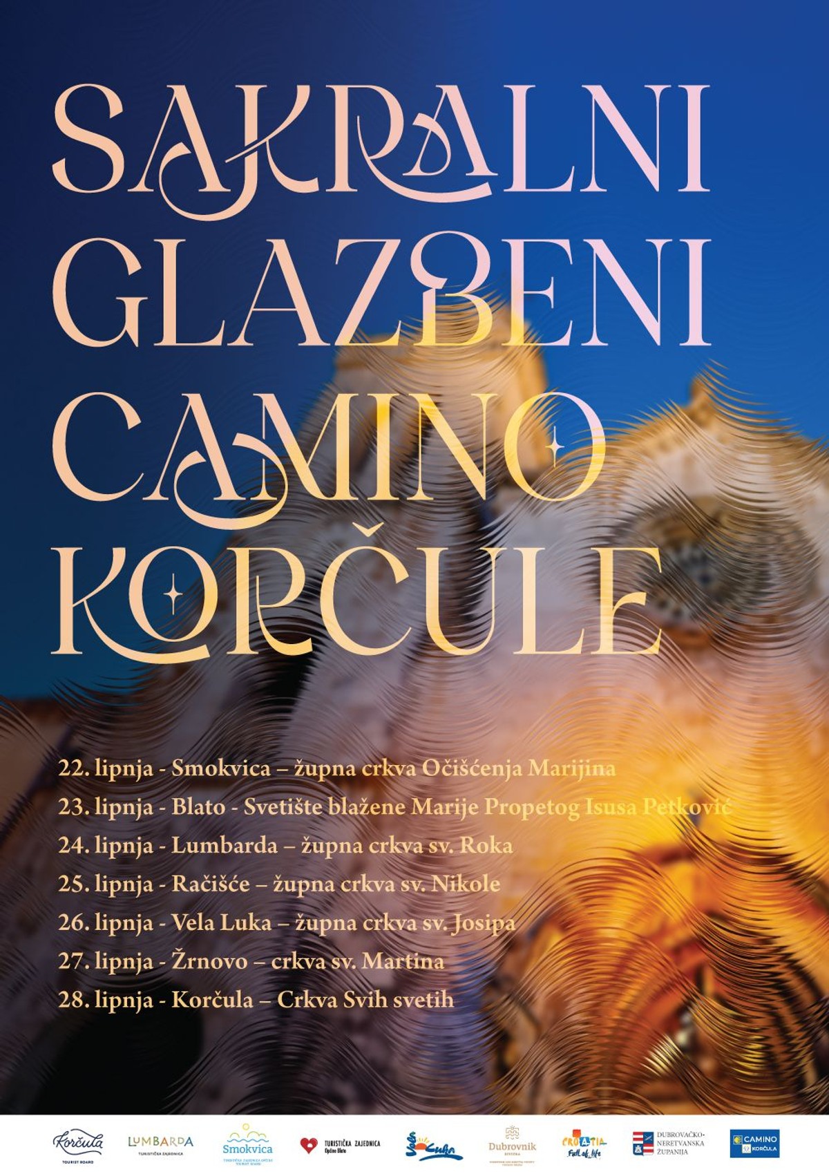 Sakralni glazbeni Camino: Koncerti duhovne glazbe diljem Korčule