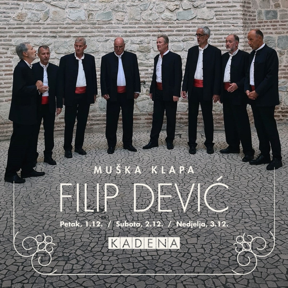 Ovog vikenda Kadena otvara prosinac uz manifestaciju 'Vrime o' bakalara' i trodnevni nastup muške klape 'Filip Dević'