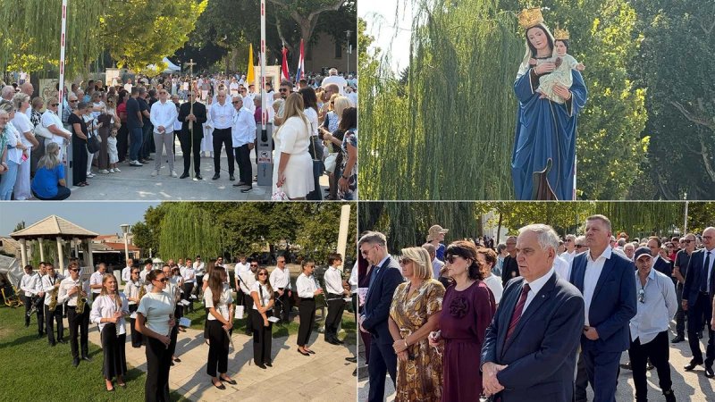 MALA GOSPA: U Solinu započela procesija, provjerite tko je sve došao