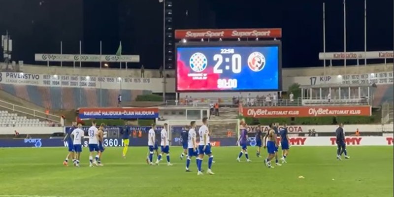 VIDEO: Pogledajte kako su navijači ispratili igrače Hajduka