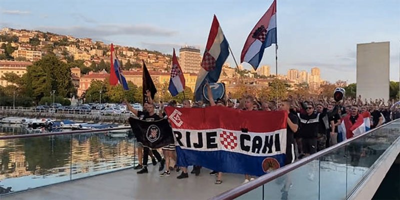Prosvjed protiv 'Zvijezde' u Rijeci: 'To je simbol najvećeg zla u Hrvatskoj'