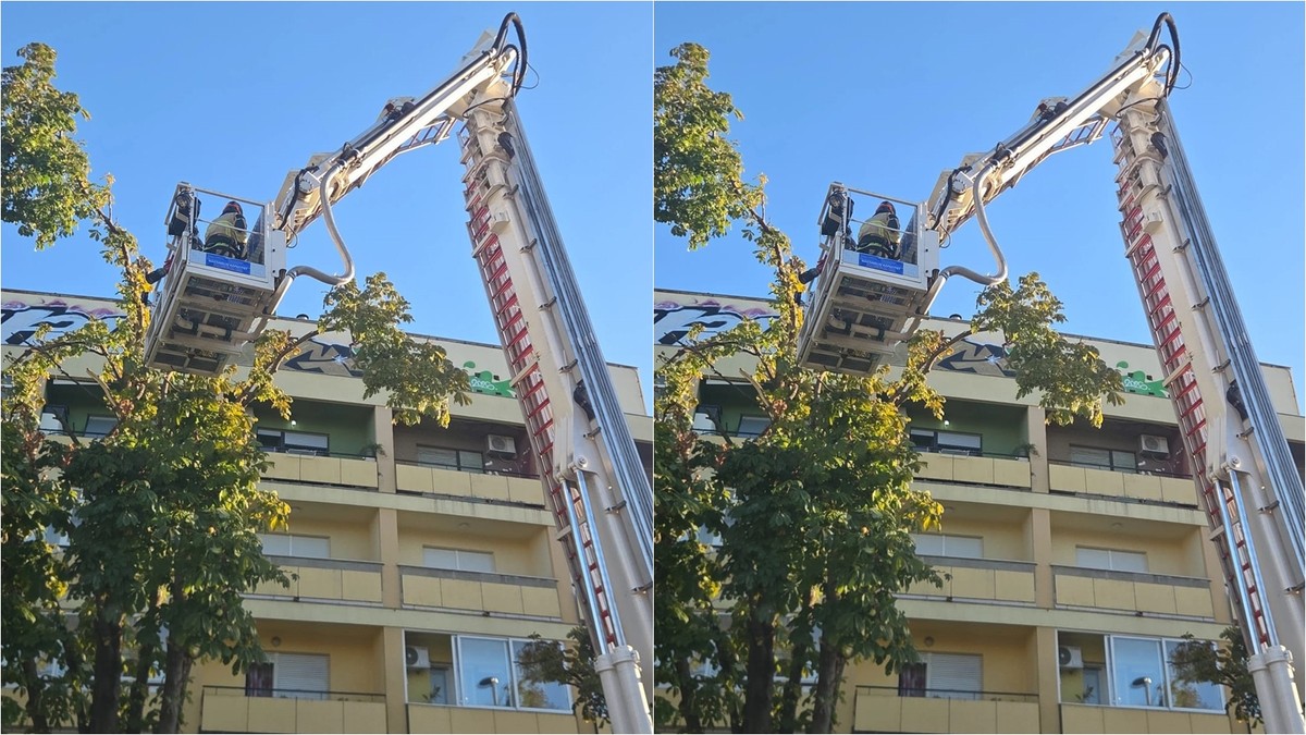 FOTO/VIDEO: ZBOG SNAŽNOG VJETRA Zatvoren dio Gundulićeve