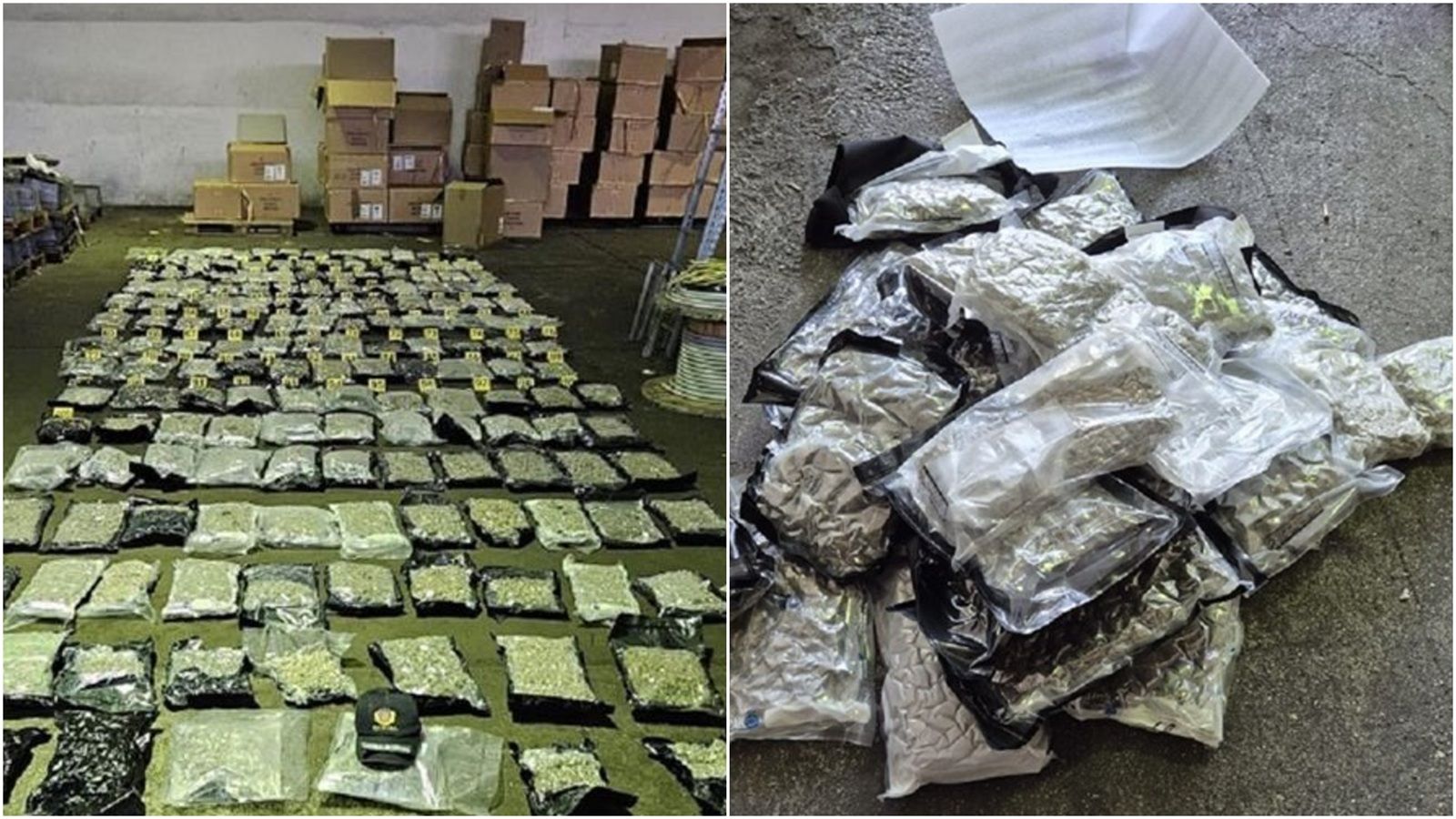 U Luci Ploče pronađeno više od 105 kilograma marihuane
