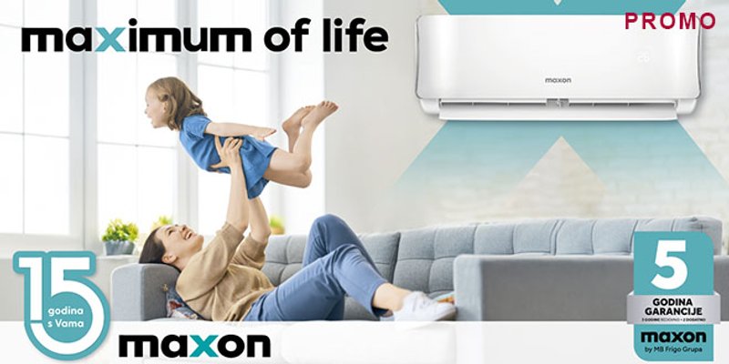 Maxon klima uređaji: Više od 15 godina dokazane kvalitete