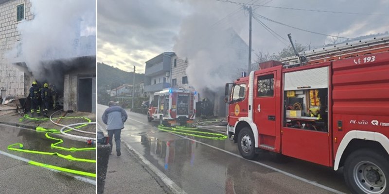 U Srinjinama planula garaža do obiteljske kuće