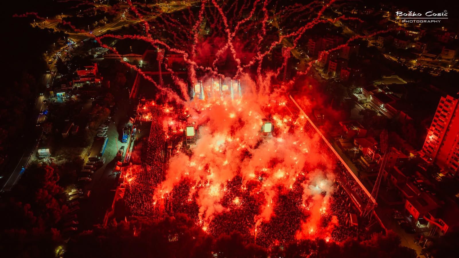 Spektakularne fotografije s Thompsonovog koncerta