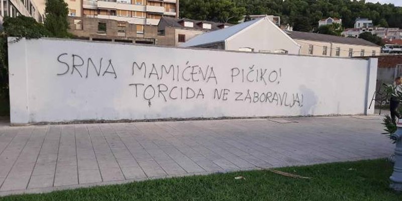 Poruke protiv Darija Srne na Zapadnoj obali, a u Marmontovoj protiv Marića