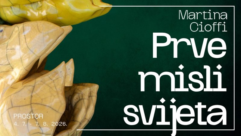 PRVE MISLI SVIJETA Talijanska umjetnica Martina Cioffi u Prostoru predstavlja novu prostornu instalaciju nastalu tijekom boravka u Splitu
