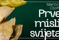 PRVE MISLI SVIJETA Talijanska umjetnica Martina Cioffi u Prostoru predstavlja novu prostornu instalaciju nastalu tijekom boravka u Splitu