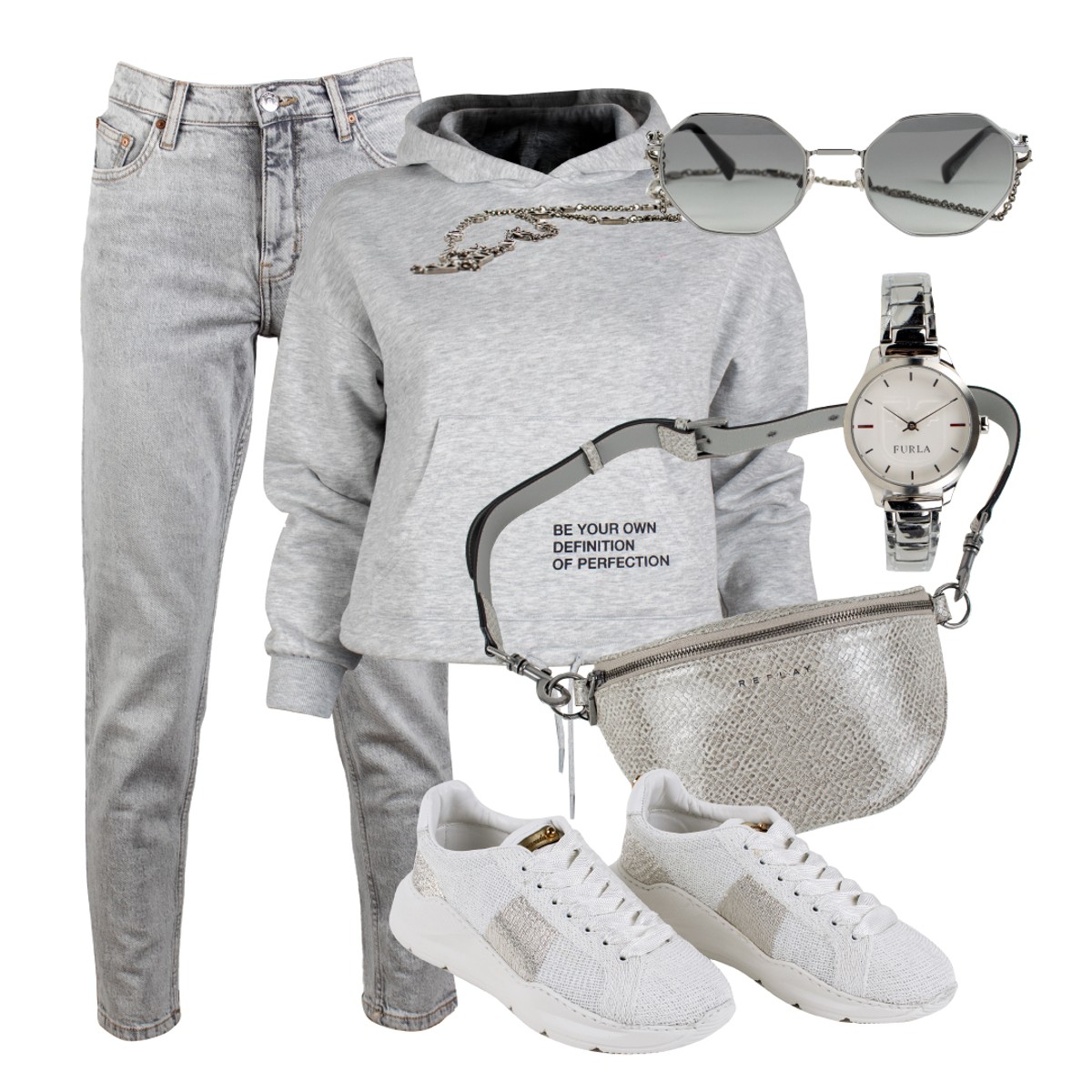 JOKER FASHION PORTFOLIO Od glave do pete siva