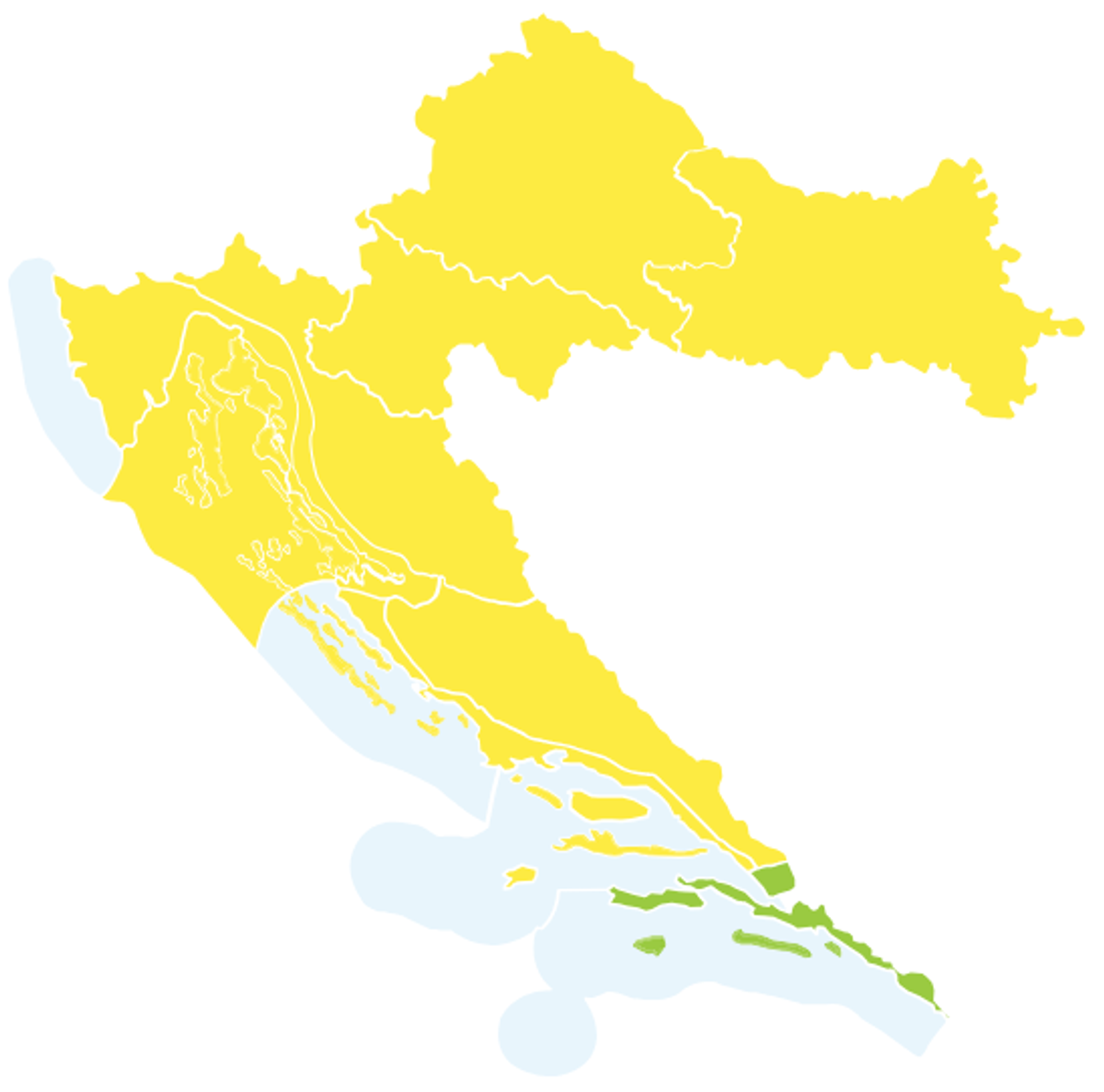 DHMZ JAVLJA Splitsko područje sutra pod žutim upozorenjem zbog niskih temperatura