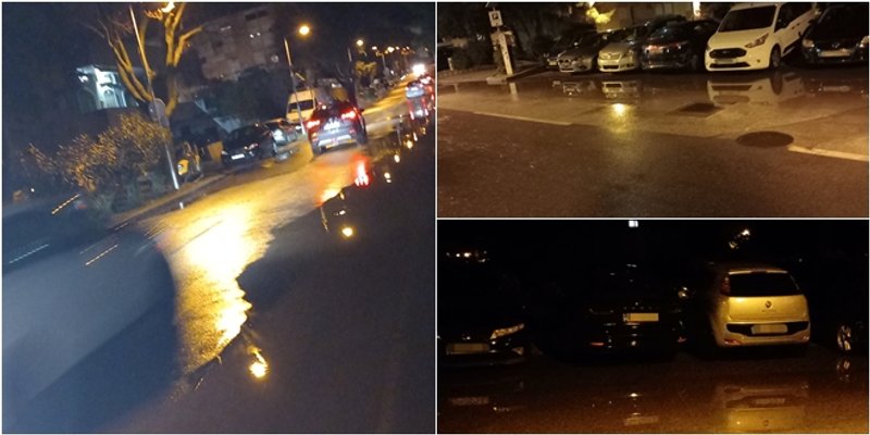 FOTO UBOD 'Do kad će nakon svake kiše poplavljivati parking na Plokitama'