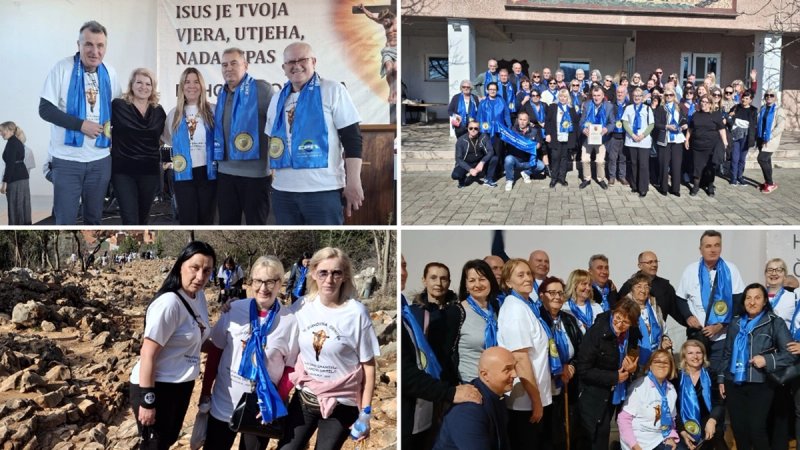 FOTO Željko Pleić predvodio hrvatske branitelje i obitelji iz Dalmacije na duhovnoj obnovi u Međugorju