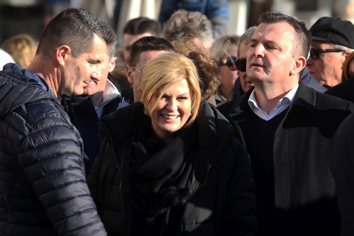 Kolinda Grabar-Kitarović u Splitu | Foto: Veljko Martinović