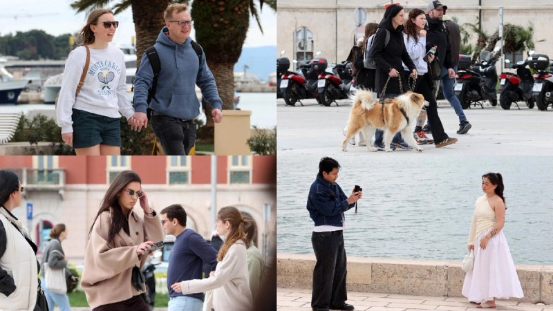 FOTO Splitska Riva puna ljudi