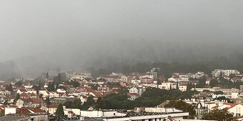 VIDEO Ovo je trenutak kada je počelo nezapamćeno nevrijeme u Splitu