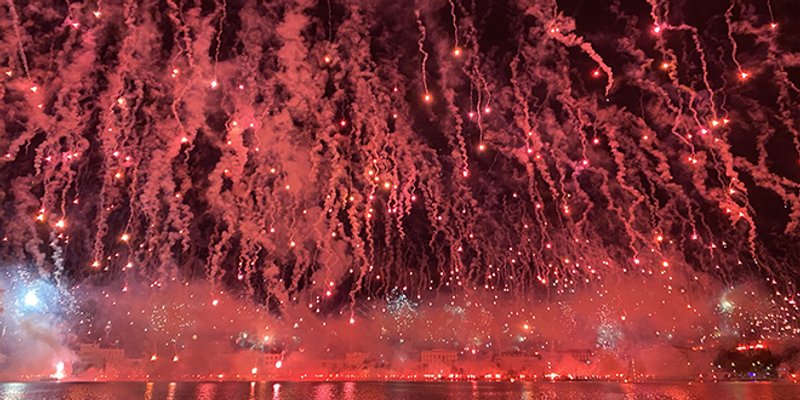 MOŽE LI LJEPŠE? Pogledajte kako je s broda bilo pratiti Torcidin spektakl!