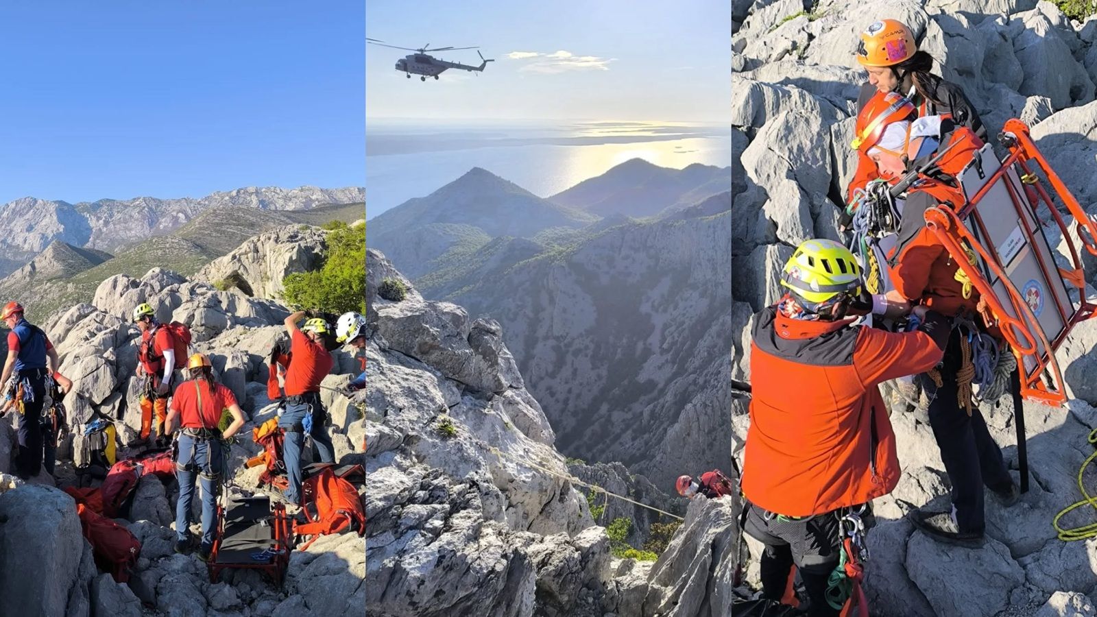 HGSS spašavao teško ozlijeđenog planinara na Velebitu