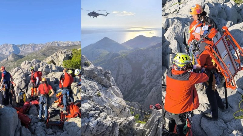 HGSS spašavao teško ozlijeđenog planinara na Velebitu