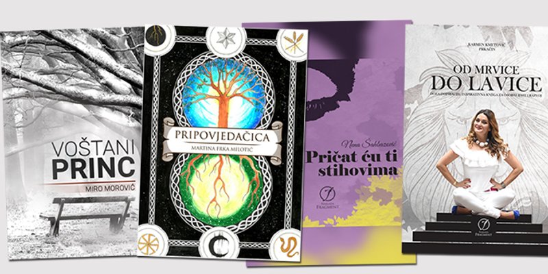 NOVITETI IZ FRAGMENTA Četiri nova naslova mlade splitske nakladničke kuće