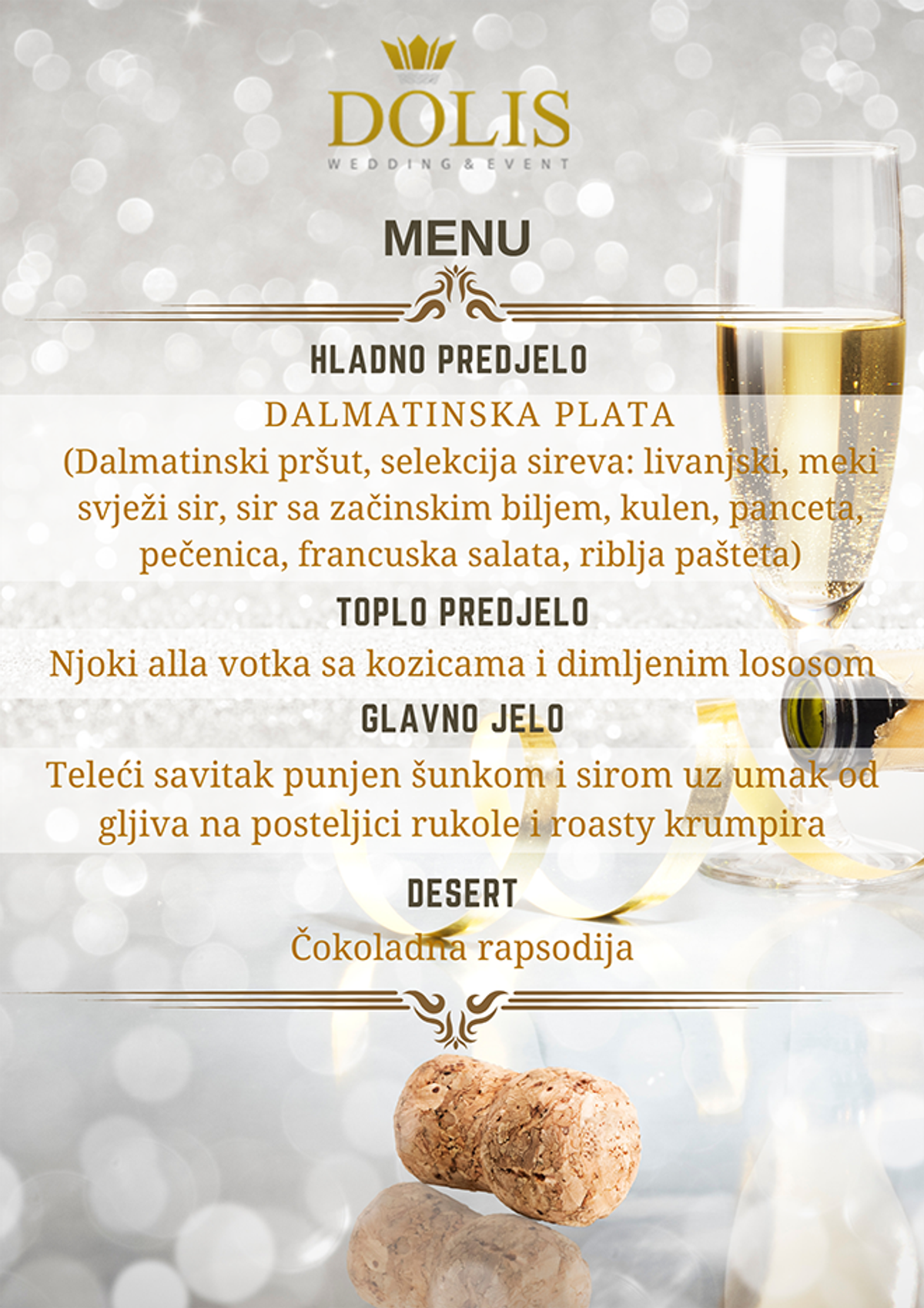 DOČEK 2024. U STAKLENOM PAVILJONU 'IDRA' Dolis organizira ekskluzivnu zabavu, uživajte u sjaju, okusu i zvuku!