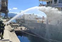 FOTO Provjerite kako je bilo na općoj vježbi Lučke uprave Split na operativnoj obali tvornice cementa Sv. Juraj