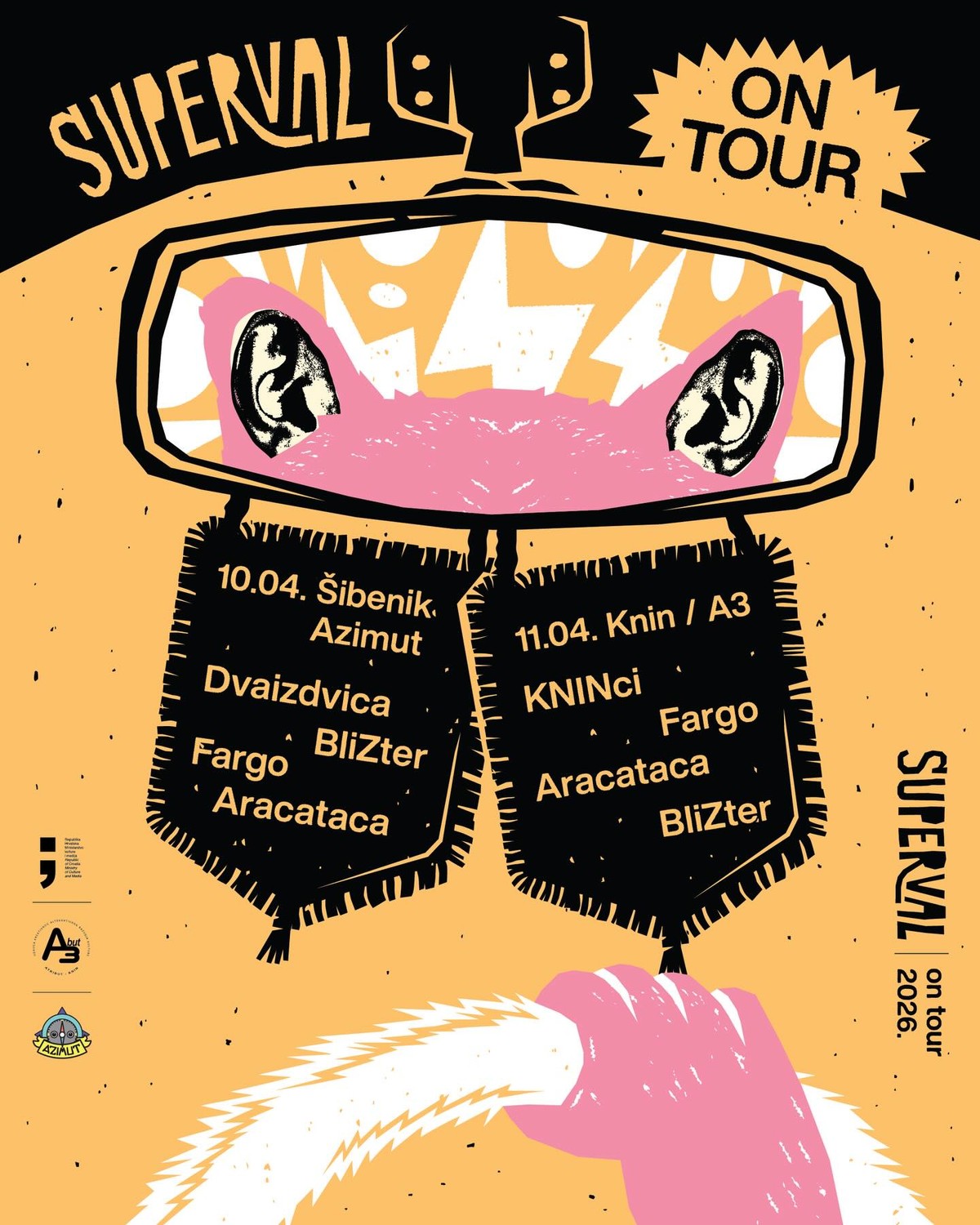 Superval On Tour ne prestaje s nastupima po Hrvatskoj, na redu su koncerti u Šibeniku i Kninu