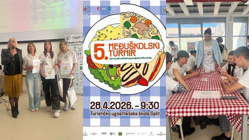 5. međuškolski turnir 'Oko stola' okupio 11 srednjih škola u Splitu